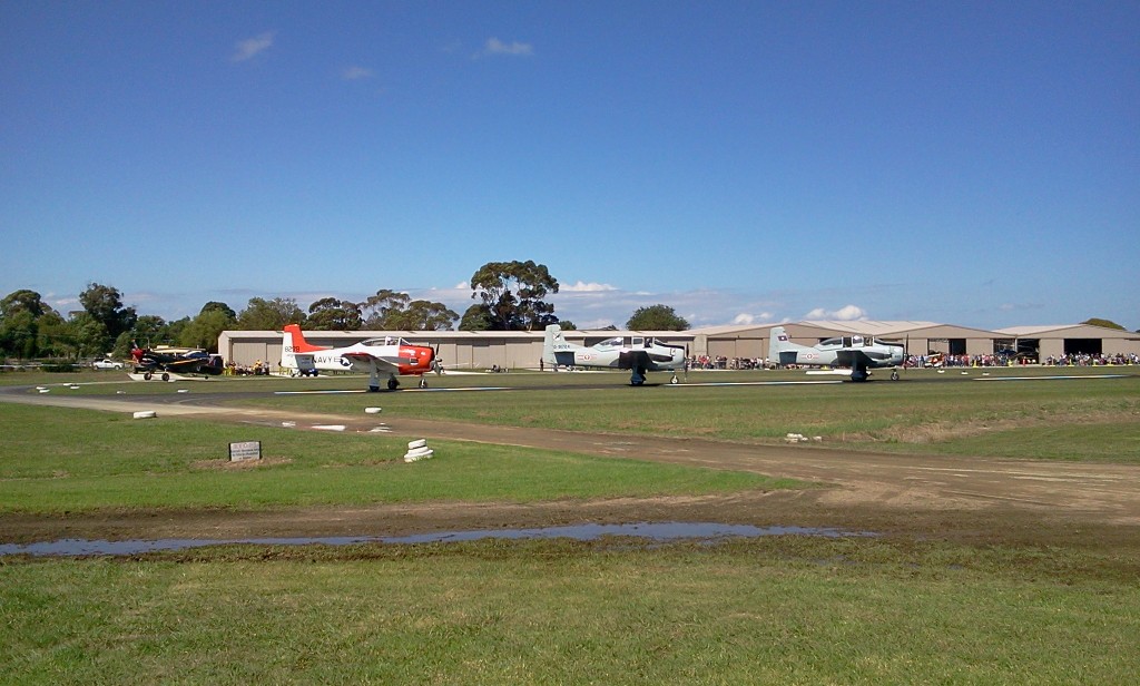 The Trojan Knights Prepare to Take Off