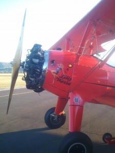 Lilly Warra nose art Nose art on VH-ILW